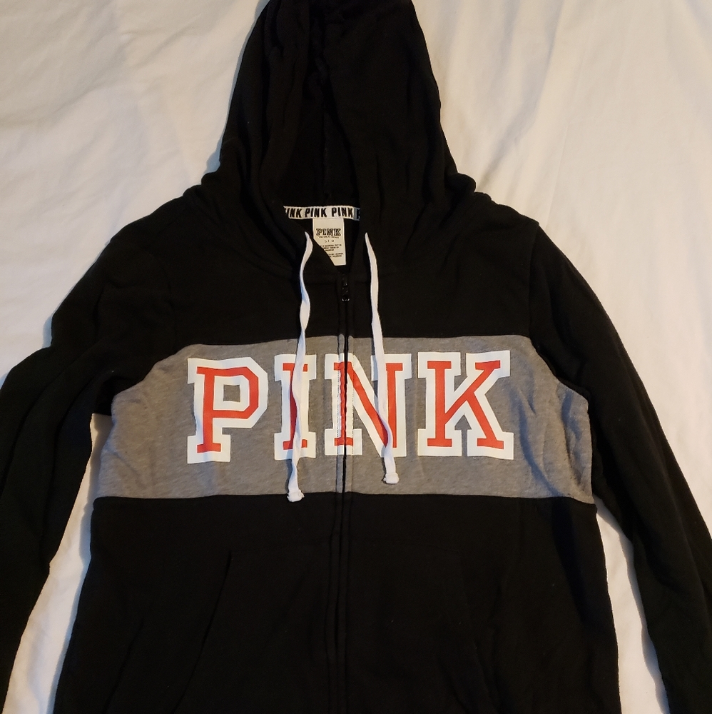Pink hoodie